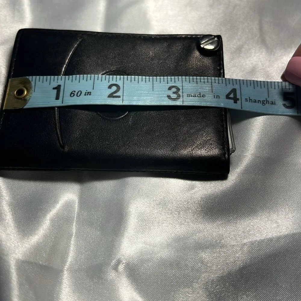 Buxton Black Leather Wallet